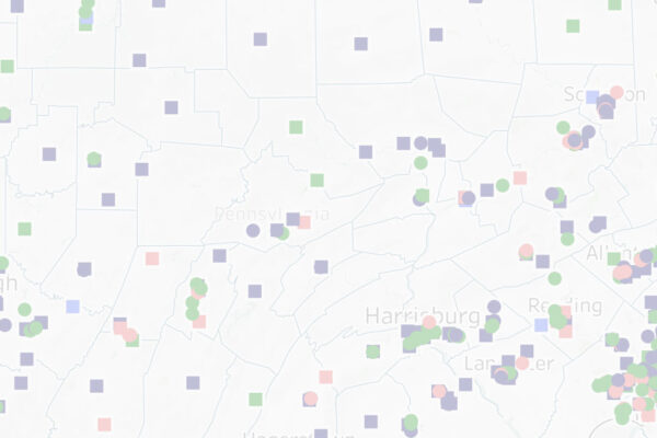 Sample Map of PHC4 Data